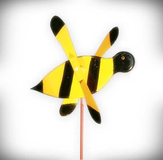 Whirlybird Bumble Bee Spinner w/Pole